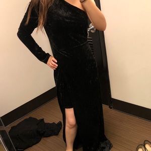 BCBGeneration Black Velvet Dress
